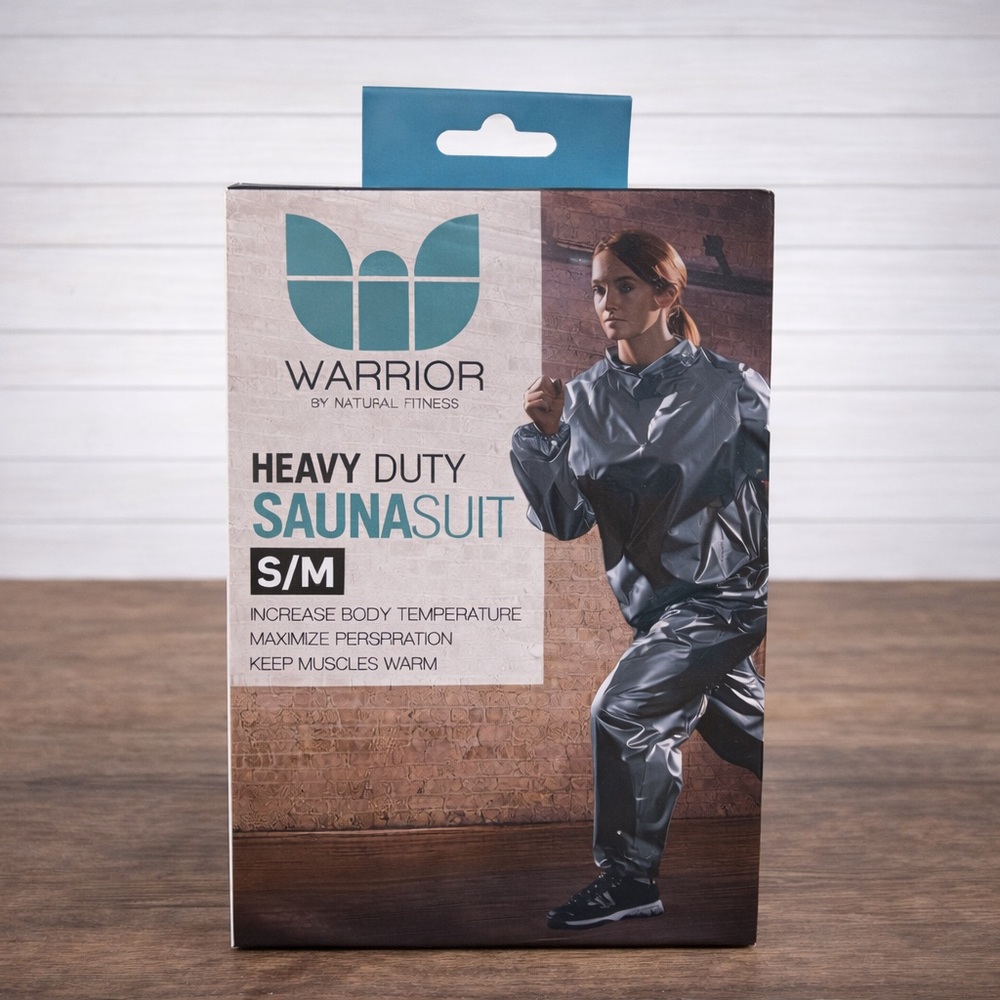 Warrior by Natural Fitness - Heavy Duty Sauna Suit - Unisex Size S/M - New